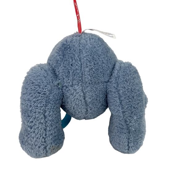 Gitzy Blue Teddy Bear Polka Dot Ribbon 160120 9.5" New - Picture 8 of 10